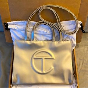 Telfar Medium Gold BNWT
